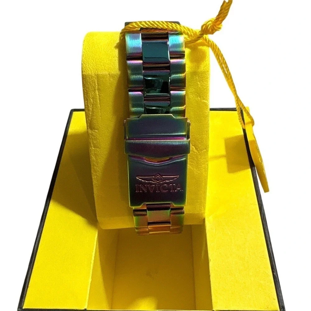 Invicta 25341 ProDiver Automatic Skeleton Dial Rainbow Stainless Steel Men Watch